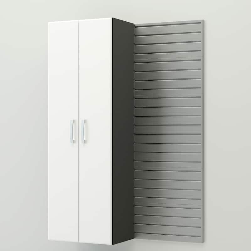 Flow Wall 24 Piece PVC Indoor Deluxe Cabinet Storage Set