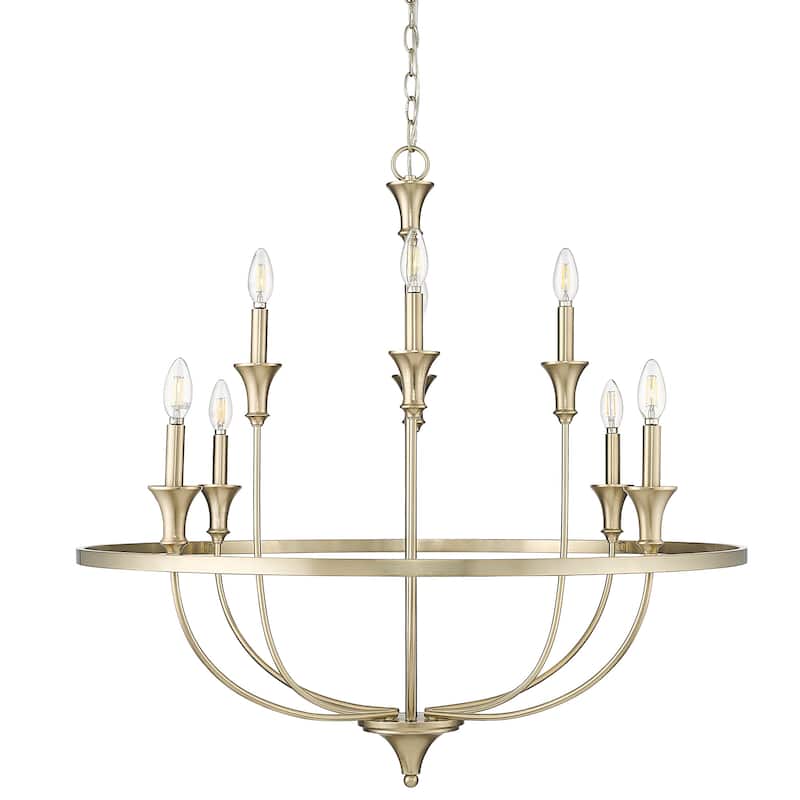 Millennium Lighting 28108 Emery 8 Light 34" Wide Taper Candle Style