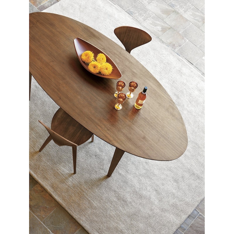 Modern Walnut Satine Dining Chair (Set of 4)