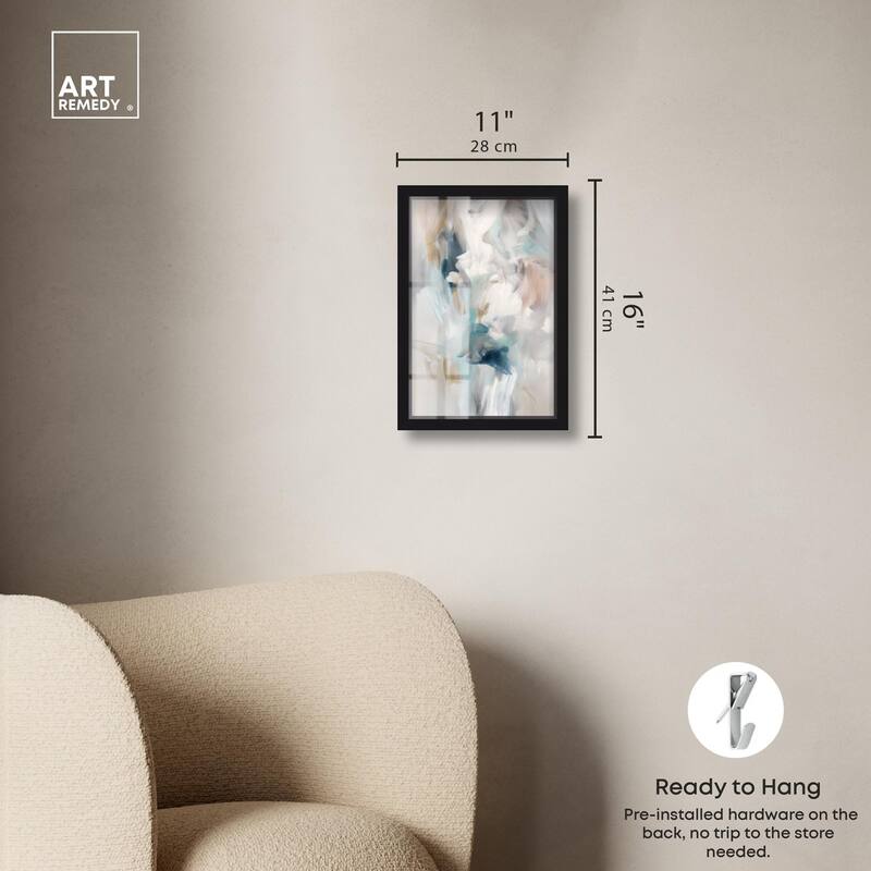 Whispering Colors III Shadowbox by Art Remedy
