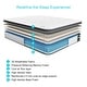 preview thumbnail 5 of 5, 10 Inch Memory Foam and Pocket Spring Hybrid Euro Top Mattress, Mattress in a Box