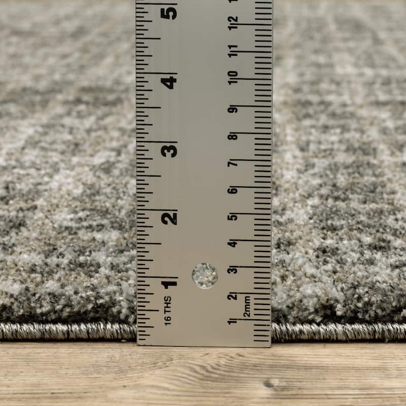 Style Haven Archer Geometric Plaid Grey/ Beige Indoor Area Rug