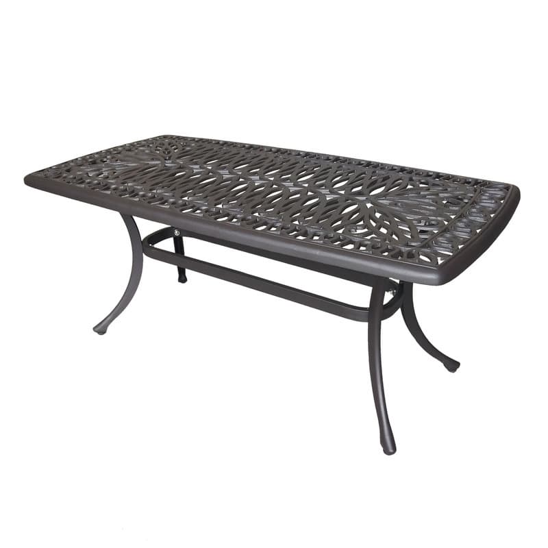 Havenside Home Saybrook Cast Rectangle Coffee Table