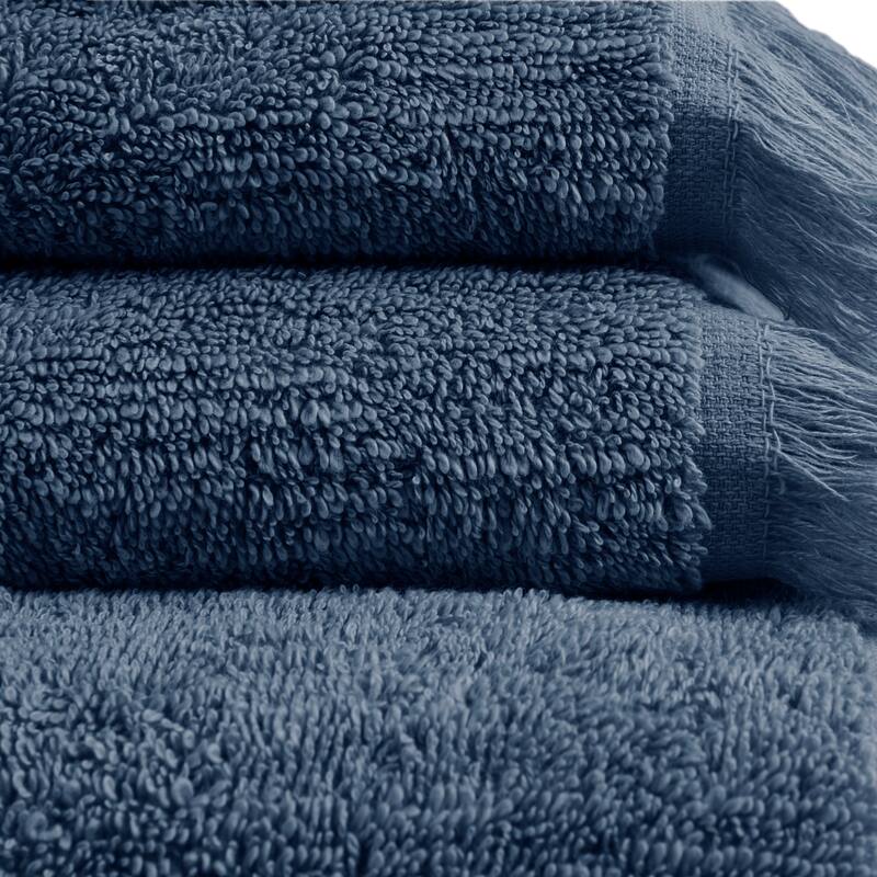 INK+IVY Atlas Cotton Dobby Slub 6 Piece Towel Set