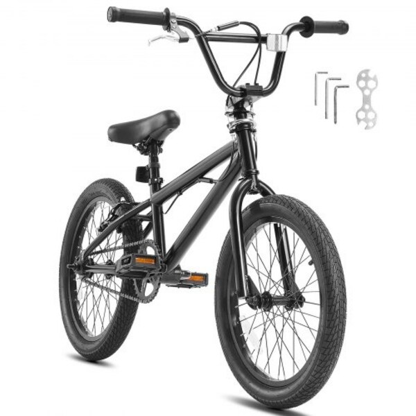 18-Inch Freestyle BMX Bike for Kids & Teens, Hi-Ten Steel