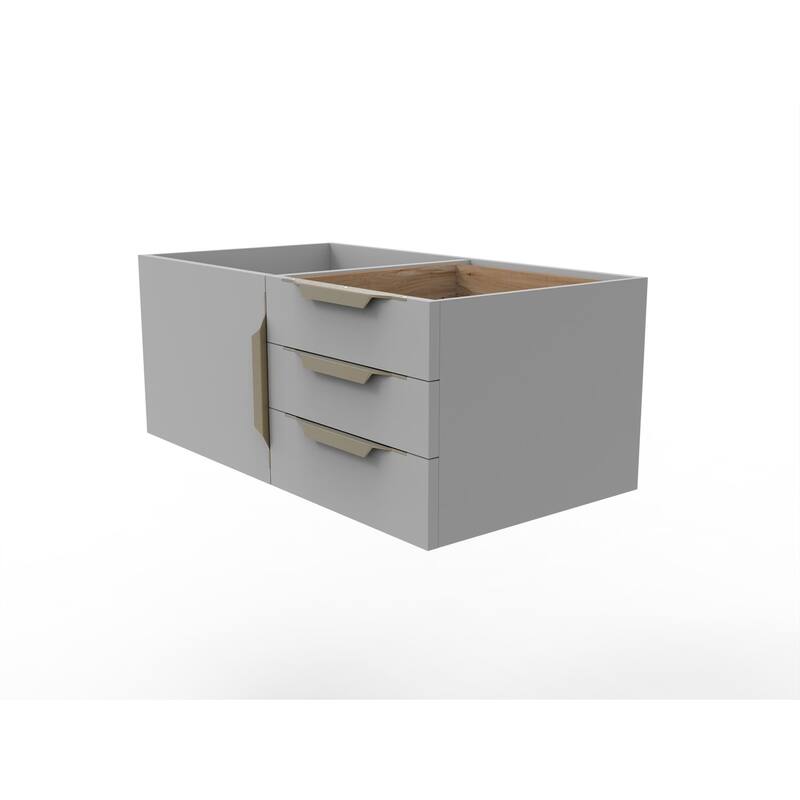 Alpine 36" Wall Mounted Bathroom Vanity (Base Only)