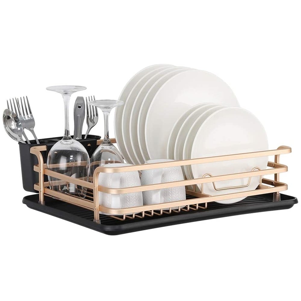 Adjustable Dish Drying Rack for Kitchen - On Sale - Bed Bath & Beyond -  37477744