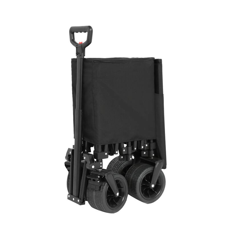 Beach Wagon with Big Wheels, Drink Holders, 300L Capacity, Foldable