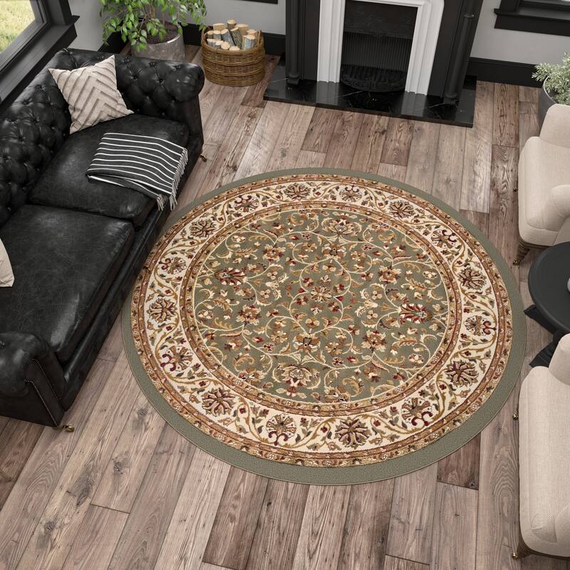 Soho Traditional Floral Indoor Area Rug