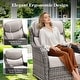 preview thumbnail 186 of 187, Outdoor Patio Sofa Swivel Chair with 6-Inch Thick Cushions Set