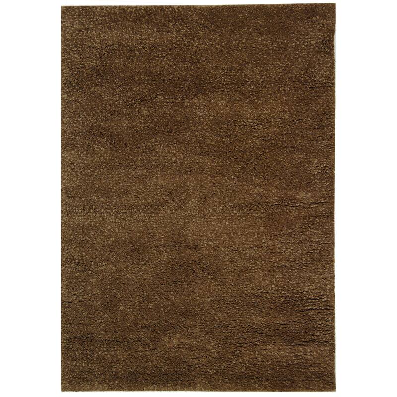 SAFAVIEH Handmade Tribeca Petrina Modern Solid Wool Rug - 8' x 10' - Coco Latte