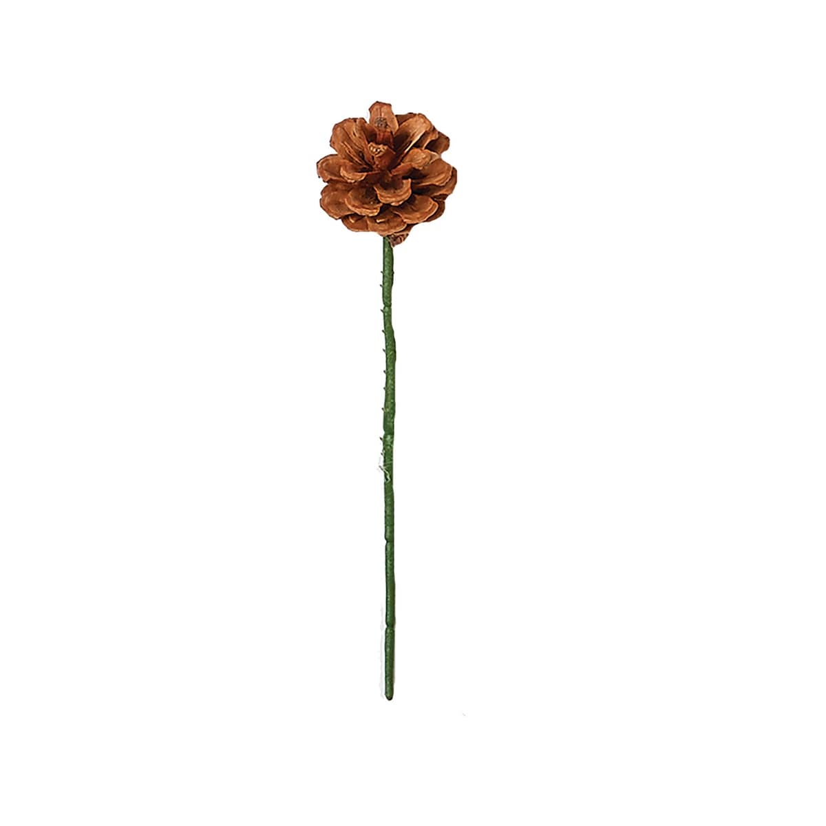 1.75" Natural Pine Cone Pick, Set of 12 - Brown - 1.75