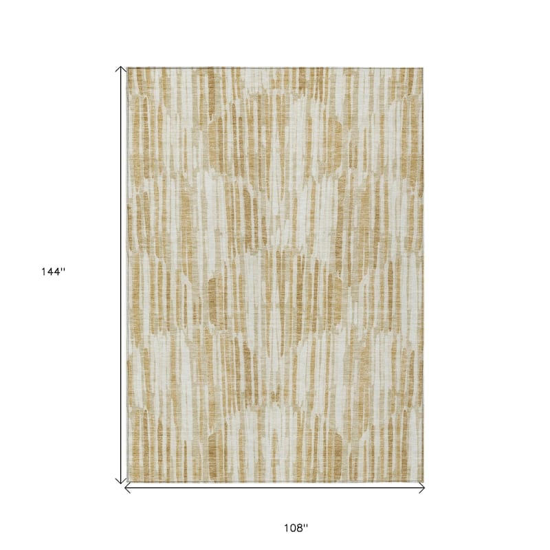 HomeRoots Abstract Transitional Rectangle Outdoor Rug
