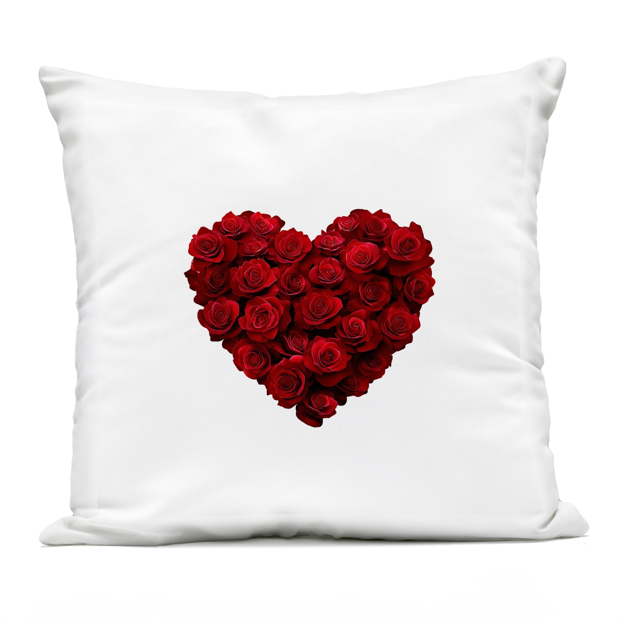 Stupell Heart of Roses Bouquet Decorative Printed Outdoor Throw Pillow Design by Christine Simpson Art