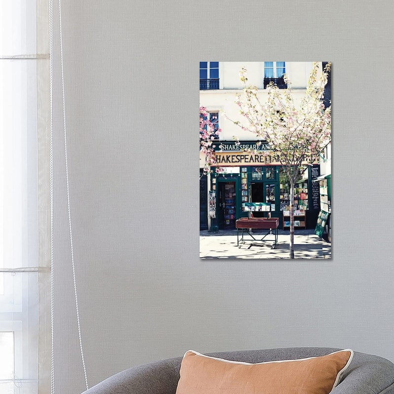 iCanvas "Shakespeare And Co" by Caroline Mint Canvas Print - 26x18x1.5