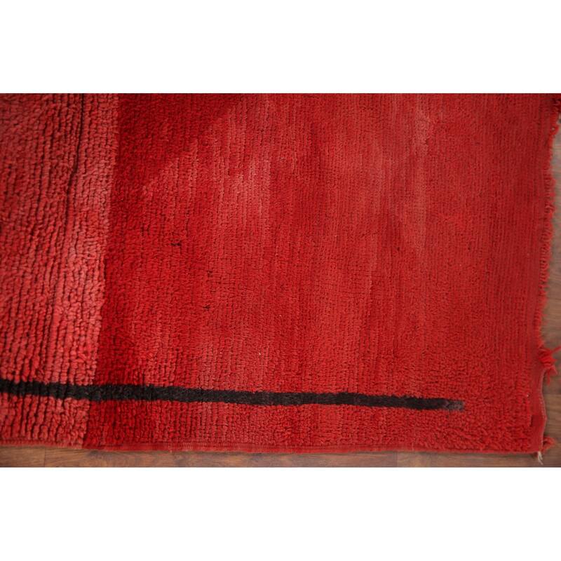 Moroccan Oriental Antique Area Rug Hand-knotted Wool Carpet - 2'7" x 5'9"