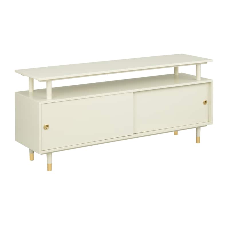 Simple Living Margo Mid-Century Modern Wood TV Stand