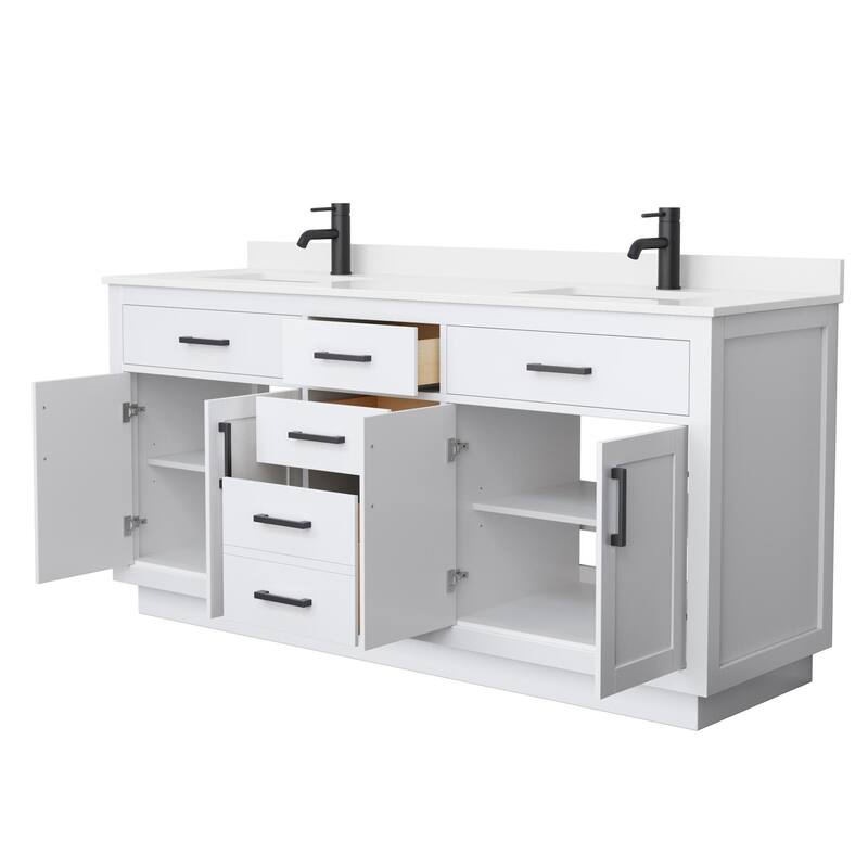 Wyndham Collection WCG262672D-QTZ-UNSMXX Beckett TK 72" Free Standing