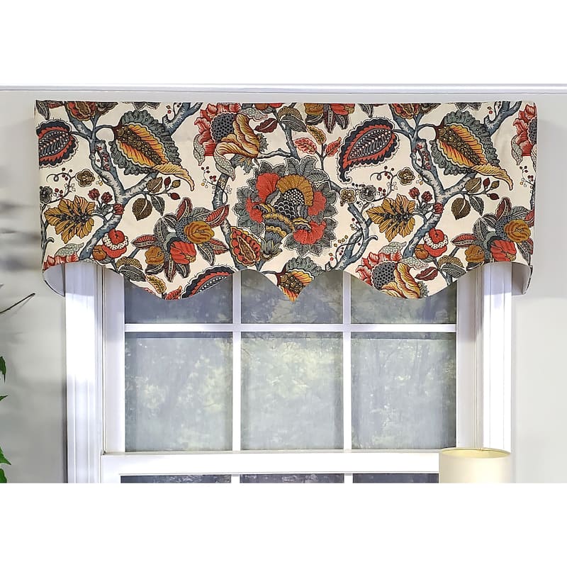 RLF Home Design Solitude Regal Window Valance Color Multi