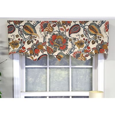 RLF Home Design Solitude Regal Window Valance Color Multi