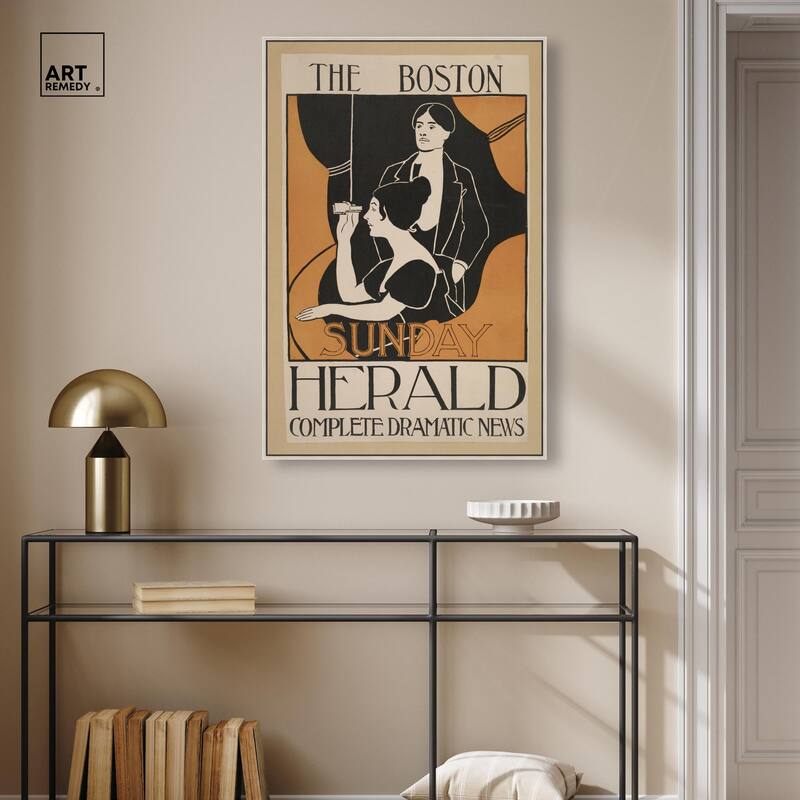 Sunday Herald 1893 Canvas by Art Remedy