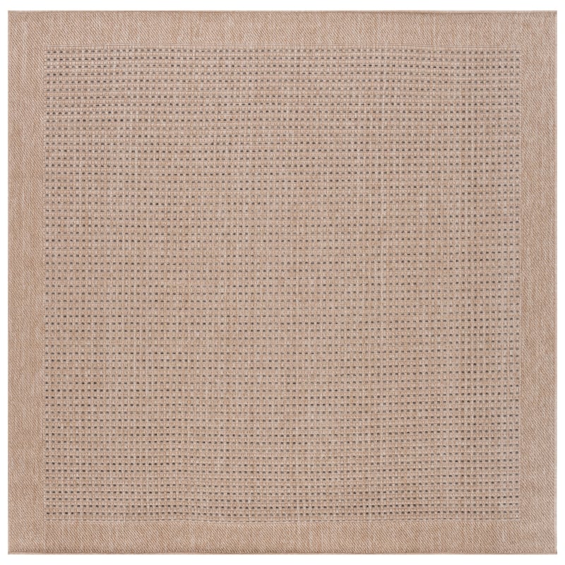 SAFAVIEH Sisal Stynke Performance Indoor/Outdoor Rug - 6'7" Square - Natural/Beige