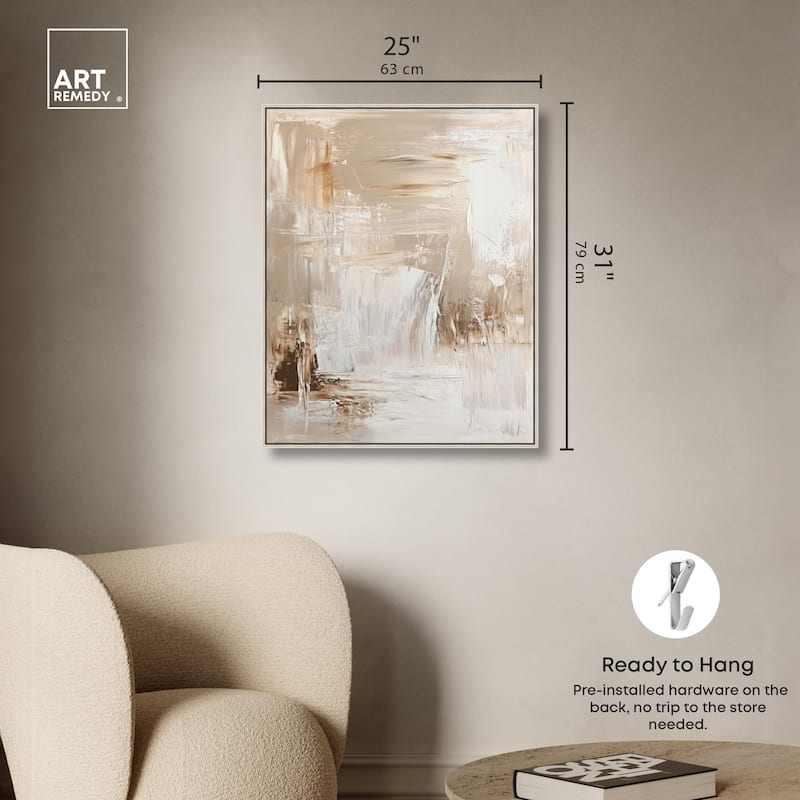 Latte Layers II Canvas by Art Remedy