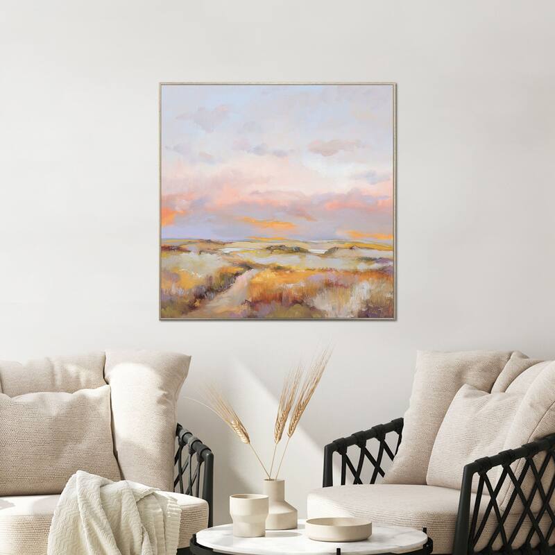 Paragon Sky on Fire Framed Art - Plastic