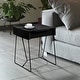 preview thumbnail 17 of 16, Omer Modern 18-inch Metal 1-Drawer Side Table by Furniture of America