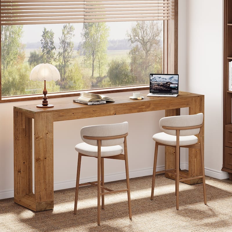 Solid Wood Bar Table