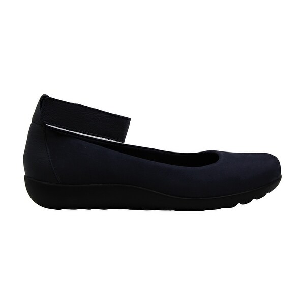 clarks flats with ankle strap