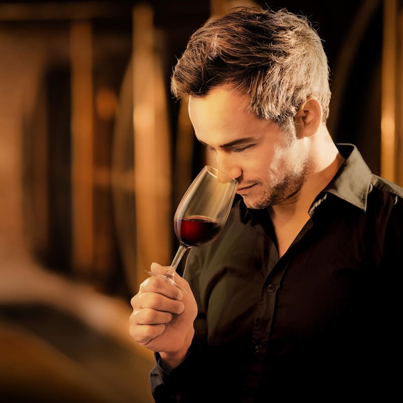 Final Touch Set of 6ISO Wine Tasting Crystal Glasses - 7.27 Oz