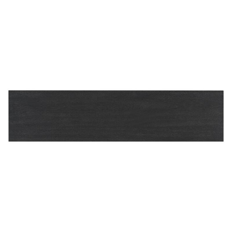 V-Base Console Table 59.8" Modern Sofa Table Long Narrow Entryway Hall Table Accent Table for Living Room
