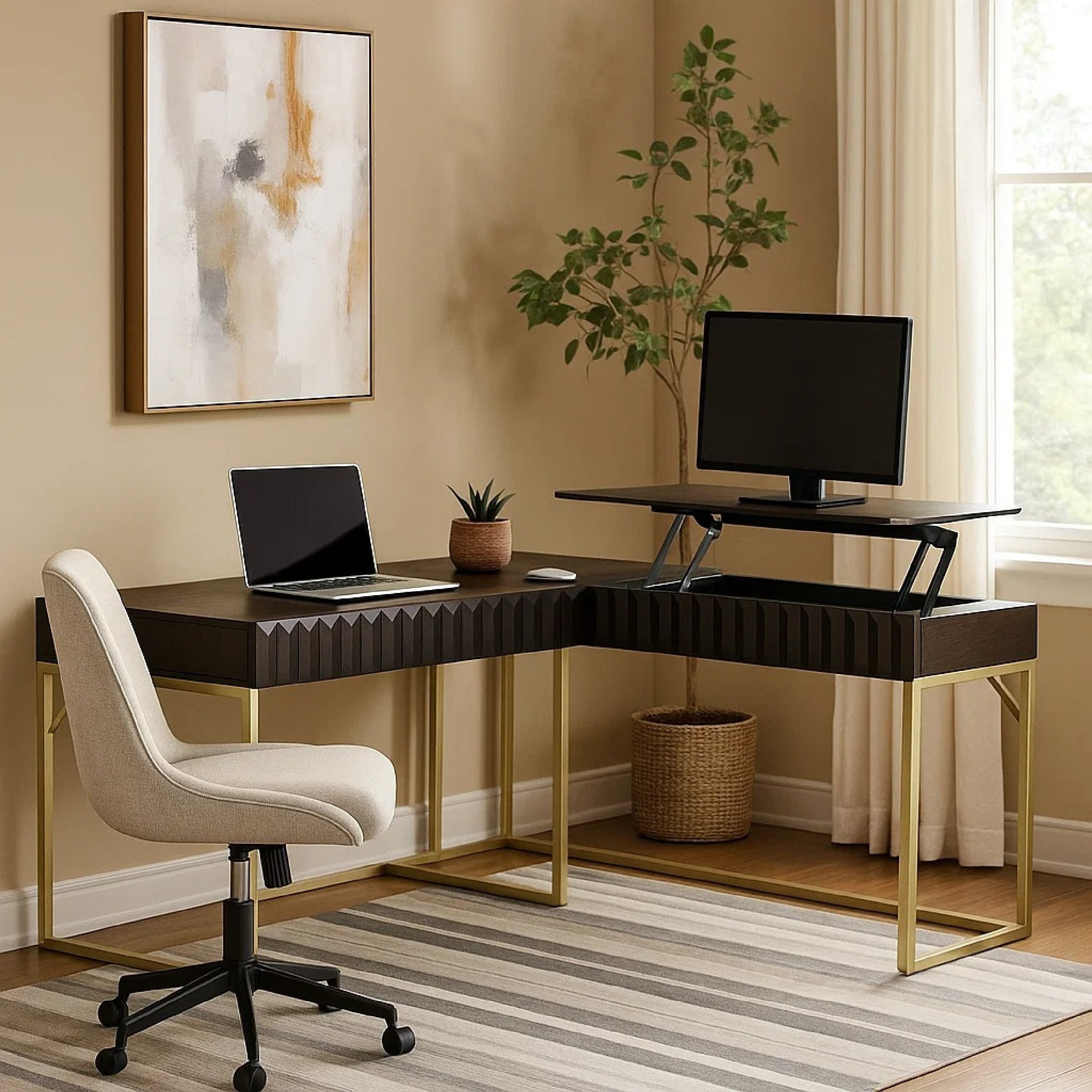 Fredie-Corner-Desk-with-Lift-