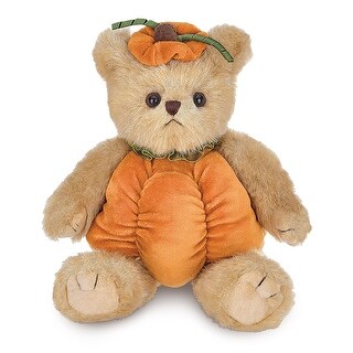 Izzy A. Pumpkin Plush, 10 Inch Halloween Stuffed Animal Teddy Bear