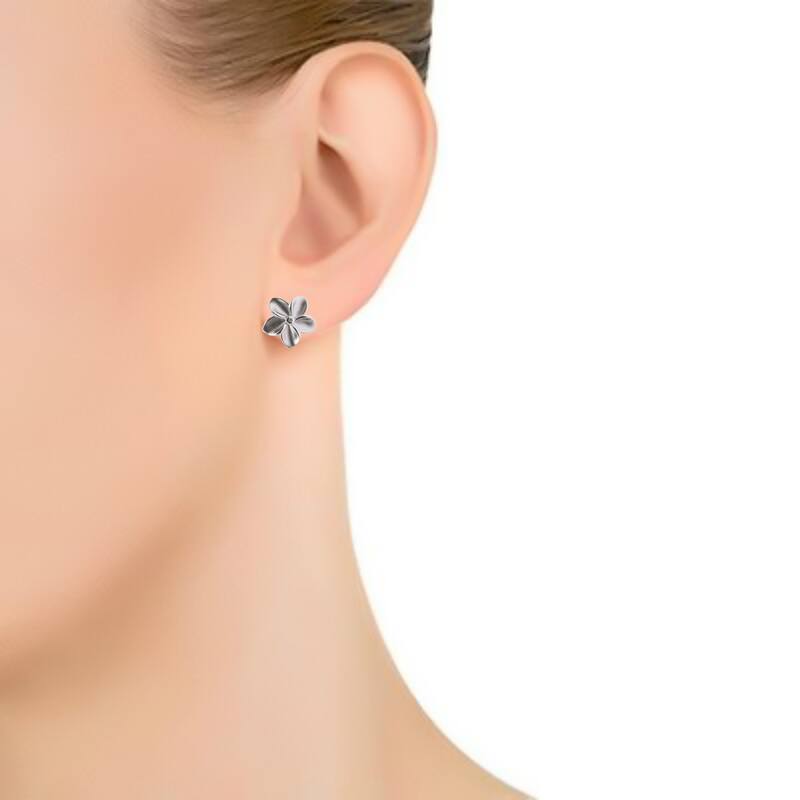 925 Sterling Silver Diamond Earrings