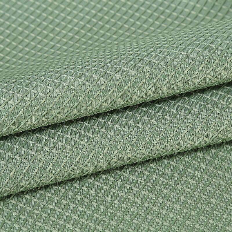 Waffle Fabric Shower Curtain for Bathroom