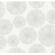 preview thumbnail 1 of 5, Seabrook Designs Yvette Sunburst Unpasted Wallpaper 27 in. W x 27 ft. L - Smoke & Ivory