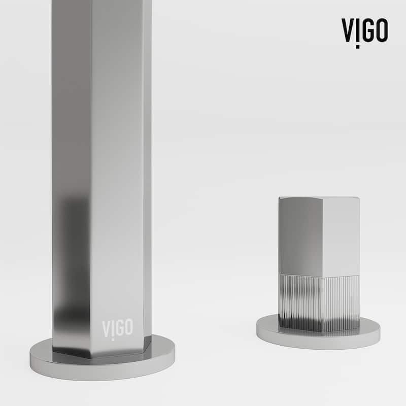 VIGO Hart 9" H 2-Handle Widespread Bathroom Faucet