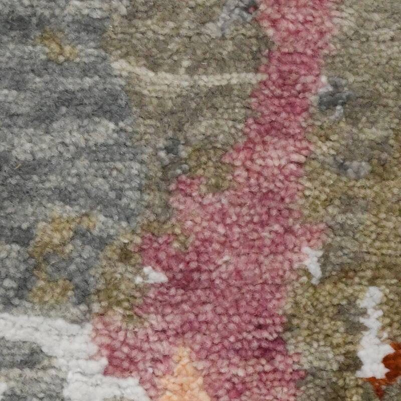 Serena Lindy Modern & Contemporary Abstract Hand-Knotted Area Rug