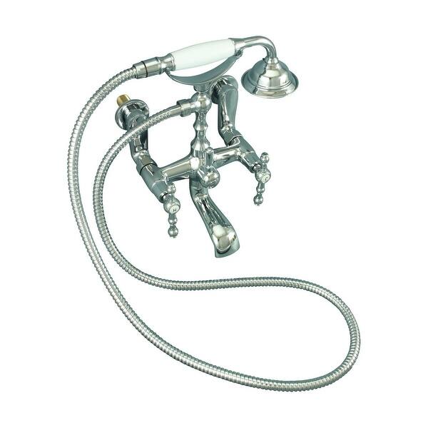 Shop Clawfoot Tub Faucet Freestanding Handheld Shower Chrome