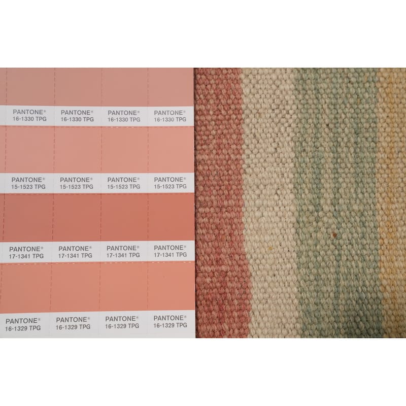 Hand Woven Southwestern Wool Beige Geometric Area Rug - 5' 11'' X 3' 10''