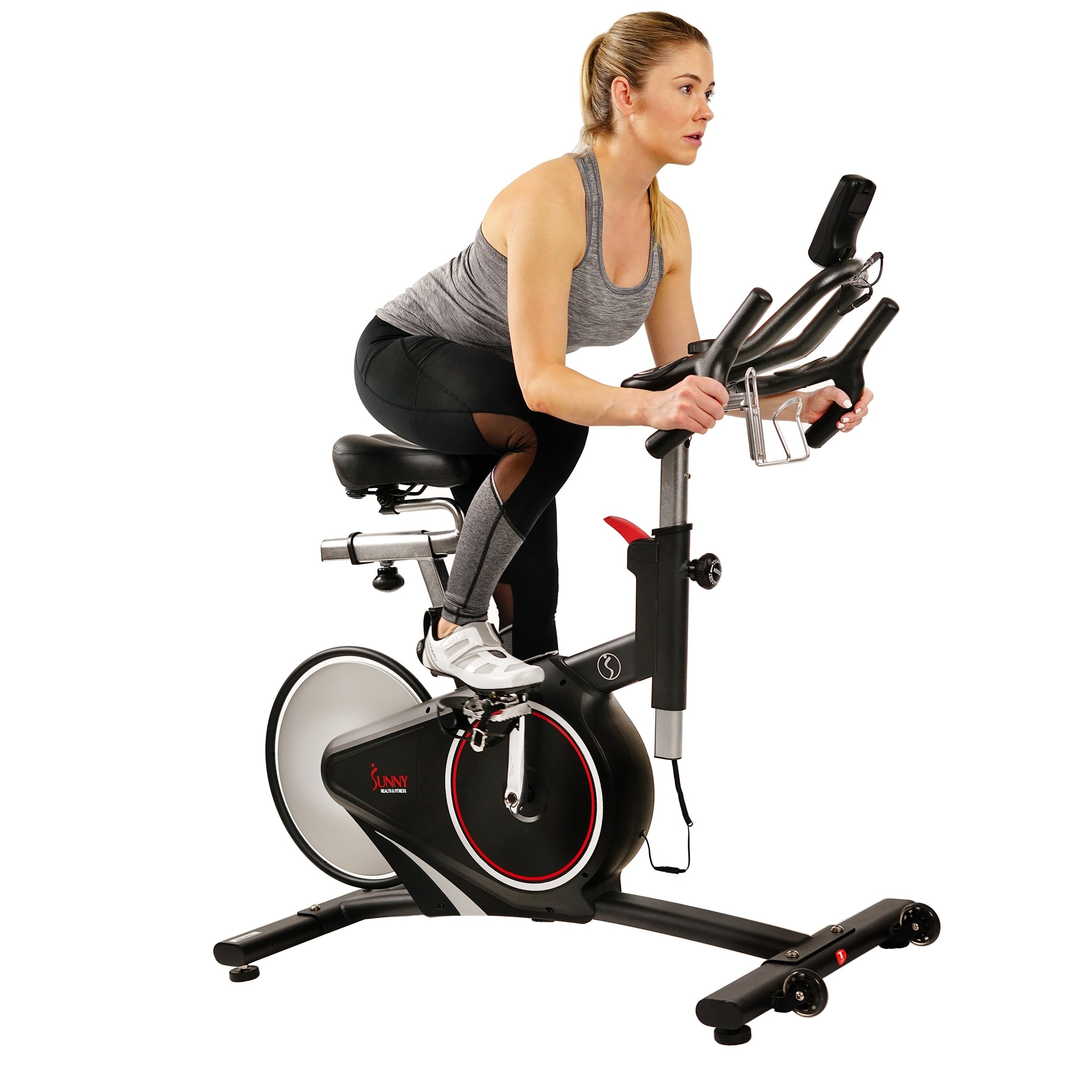 Sunny Health & Fitness Belt Drive Magnetic Indoor Cycling Bike - On Sale -  Bed Bath & Beyond - 27072405