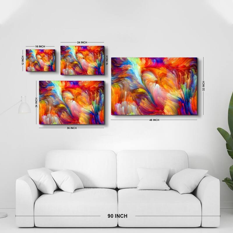 Abstract Colorful Canvas Wall Art