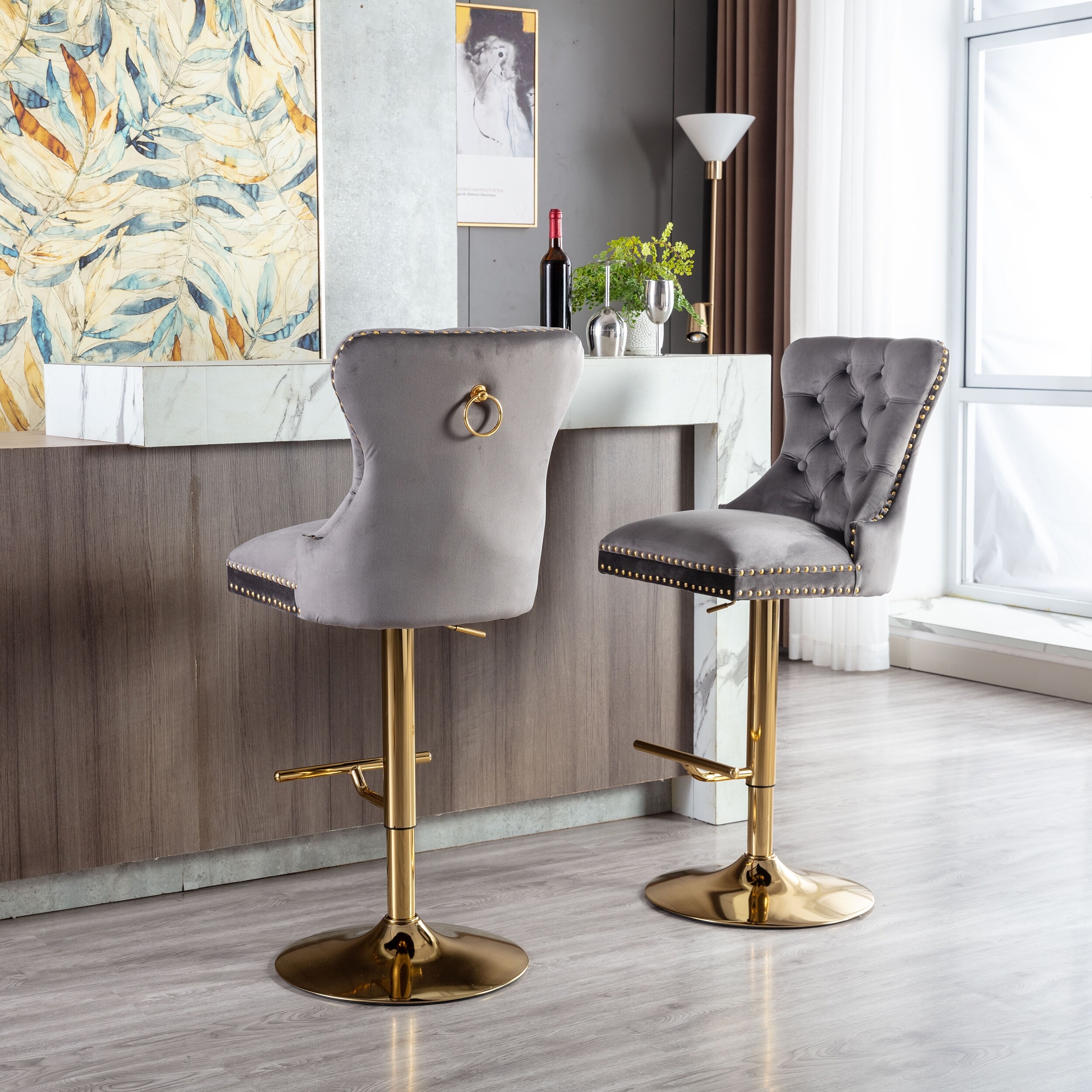 Modern adjustable counter hotsell stools
