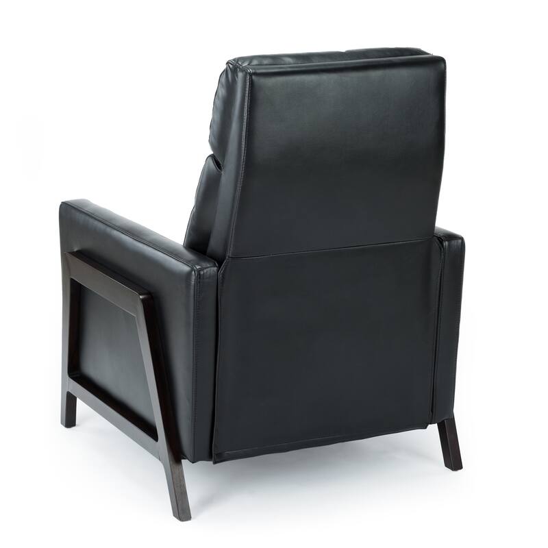 Modern Upholstered Recliner with Soft Thick Cushions, Solid Wood Frame