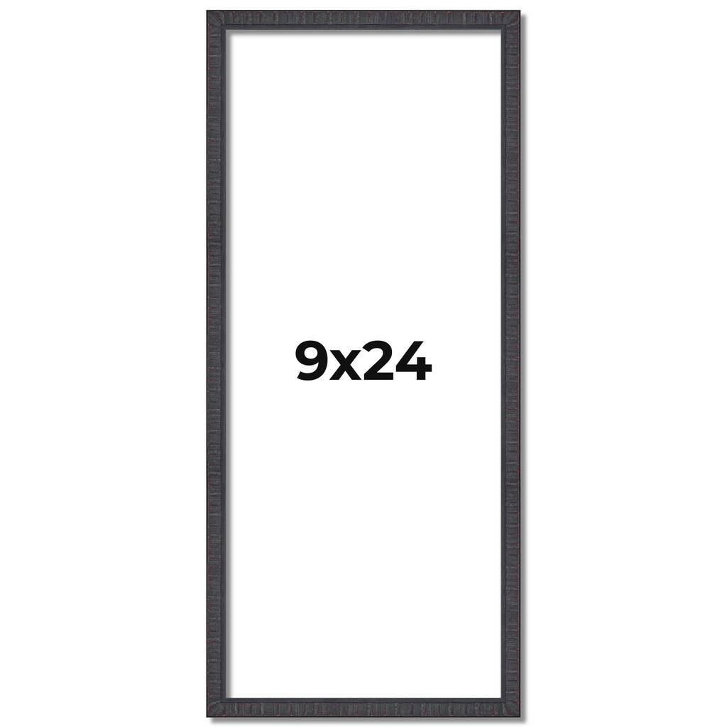 9x24 Frame Brown Solid Wood Picture Frame - Complete Modern Photo