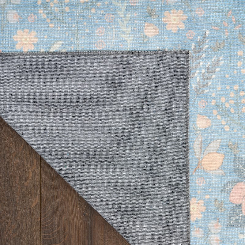 Nourison Botanical Washables Indoor only Chic Floral Area Rug
