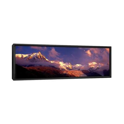 iCanvas "Aiguille du Midi, Mont Blanc Massif, Haute-Savoie, Rhone-Alpes, France" by Panoramic Images Framed Canvas Print
