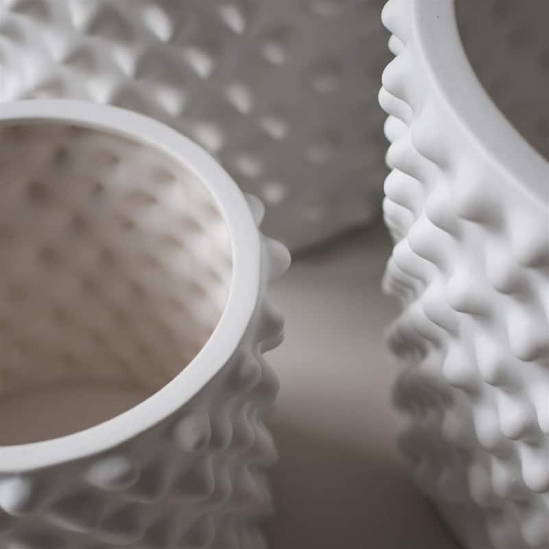 Lg. CLOUDY Planter White - White